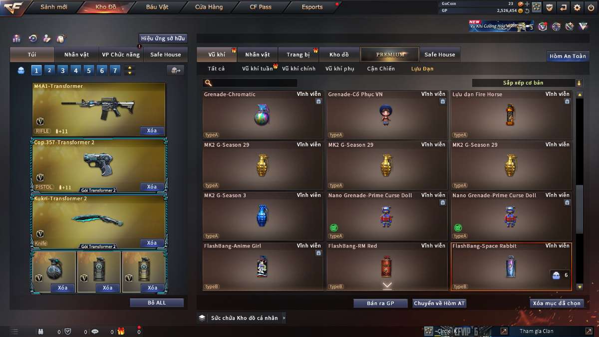 shop acc cf uy tin gia re